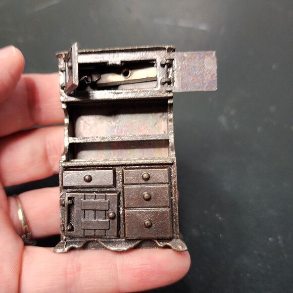 1978 Vintage Durham Industries Kitchen Cubbard Cabinet pencil sharpener metal HK - Picture 3 of 4